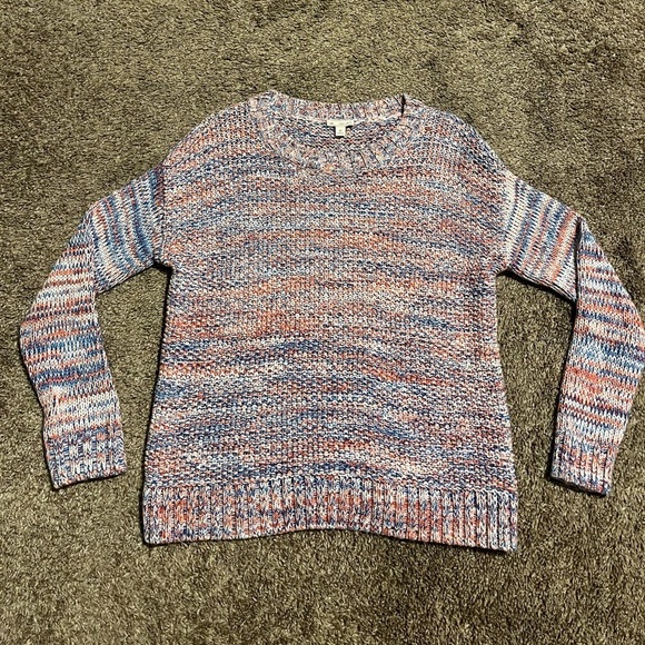 GAP Sweaters - GAP Red White & Blue 100% Cotton Woven Knit Sweater